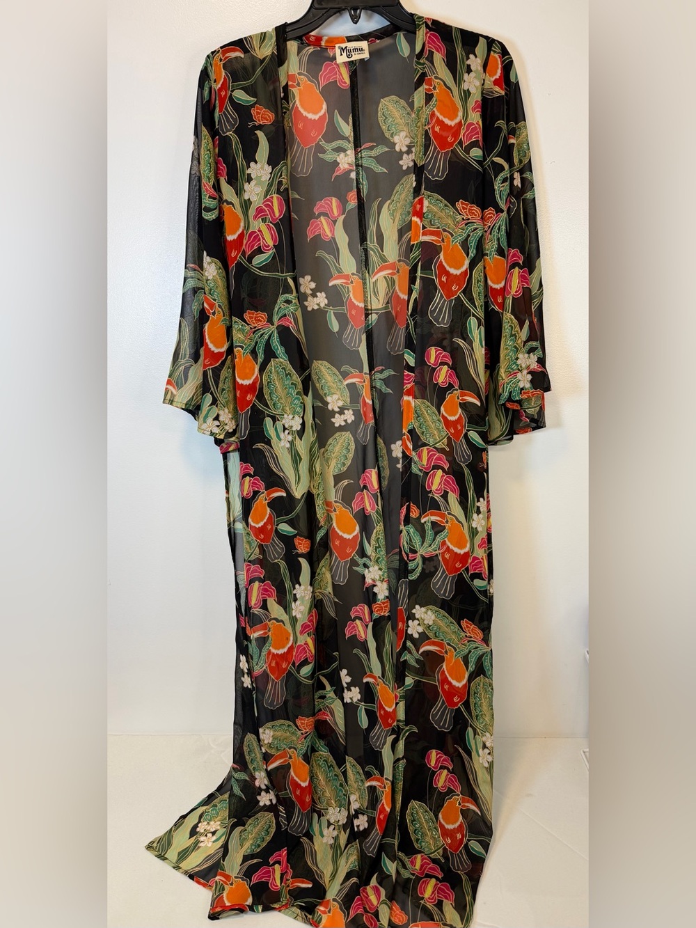 Show Me Your MuMu Marissa Cape Toucan Tango Print Women’s Size XS